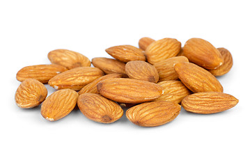 Image showing Some almonds