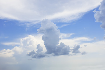 Image showing Light white clouds