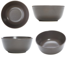 Image showing four point of view of empty bowl