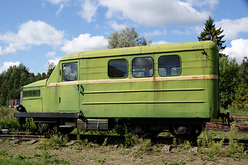 Image showing The railway car