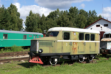 Image showing The railway car