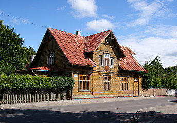 Image showing The wooden house