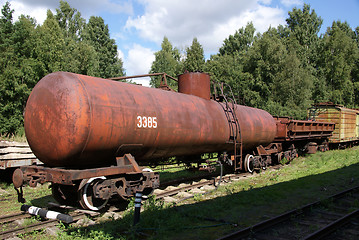Image showing The railway tank
