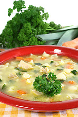 Image showing Chicken soup