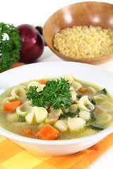 Image showing Chicken soup