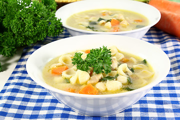 Image showing Chicken soup