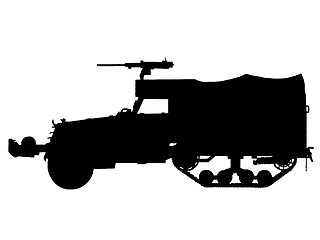 Image showing WW2 - Halftrack Armoured Car