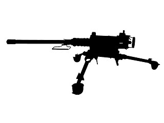 Image showing WW2 - Machine Gun