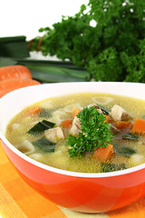 Image showing Chicken soup