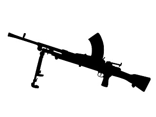 Image showing WW2 - Machine Gun