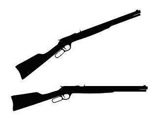 Image showing Weapons Silhouette Collection - Firearms