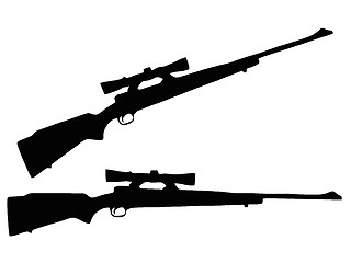 Image showing Weapons Silhouette Collection - Firearms