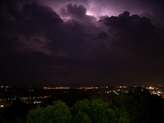 Image showing lightning over loreto