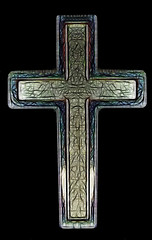 Image showing Christian Cross Art