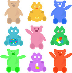 Image showing set cute cartoon animals wallpaper