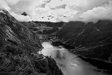 Image showing View of Geiranger