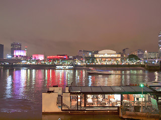 Image showing River Thames South Bank, London