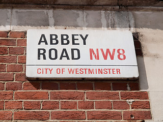 Image showing Abbey Road, London, UK