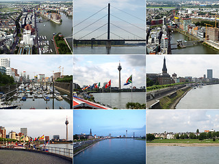 Image showing Duesseldorf landmarks