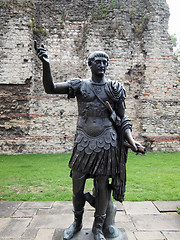 Image showing Emperor Trajan Statue