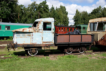 Image showing The railway car