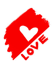 Image showing abstract love symbol