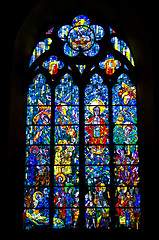 Image showing Stained glass window