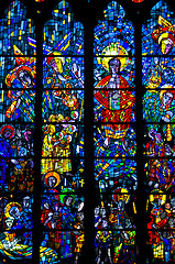 Image showing Stained glass window