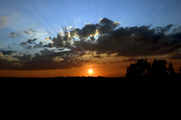 Image showing Bright Sunset