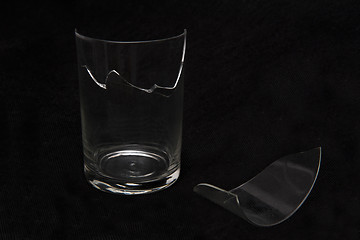 Image showing Broken glass