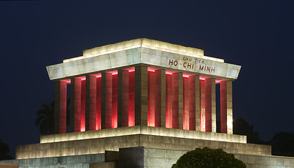 Image showing The Ho Chi Minh Mausoleum in Hanoi, Vietnam