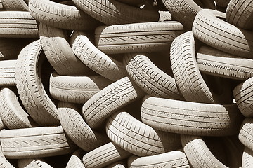 Image showing old tires