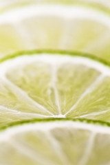 Image showing Slices of lime fruit