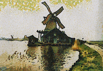 Image showing Holland Windmill