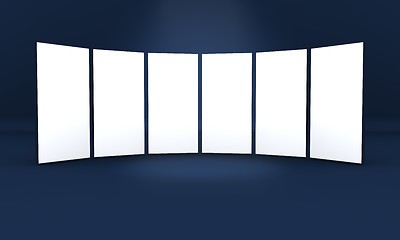 Image showing White screens
