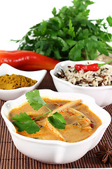 Image showing yellow curry