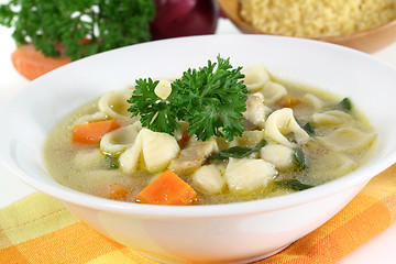 Image showing Chicken soup