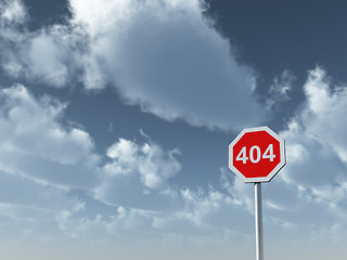 Image showing error 404