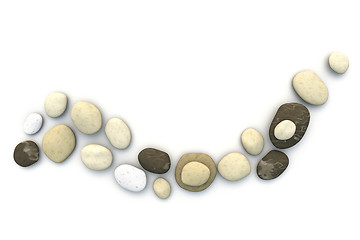Image showing stones wave