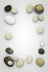 Image showing stones frame