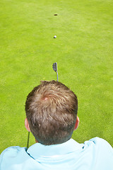 Image showing golf player