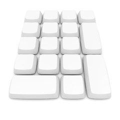 Image showing Blank keyboard