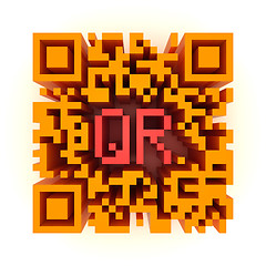 Image showing Big color QR-code