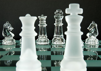 Image showing Chess King Queen Knights