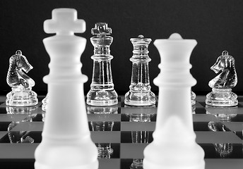 Image showing Chess King Queen Knights