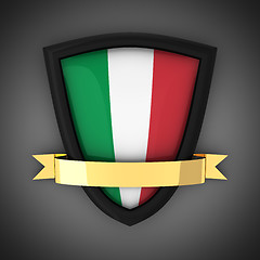 Image showing Italian shield