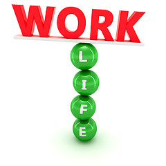 Image showing Work and life balance