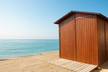 Image showing Beach hut