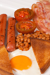 Image showing English breakfast