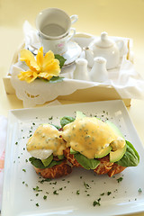 Image showing Bacon And Egg Benedict